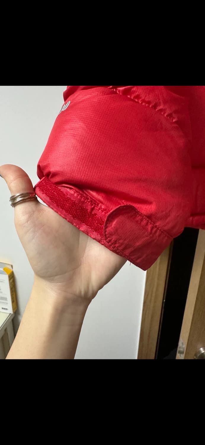 노스페이스 700 눕시 패딩 레드 90 상품이미지3