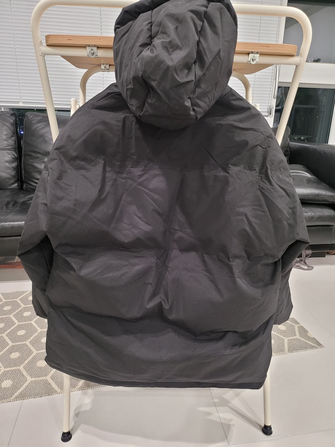 [새상품] 간절기패딩  "핏이 다했다" 편집샵 감성 오버핏 후드 패딩 상품이미지2