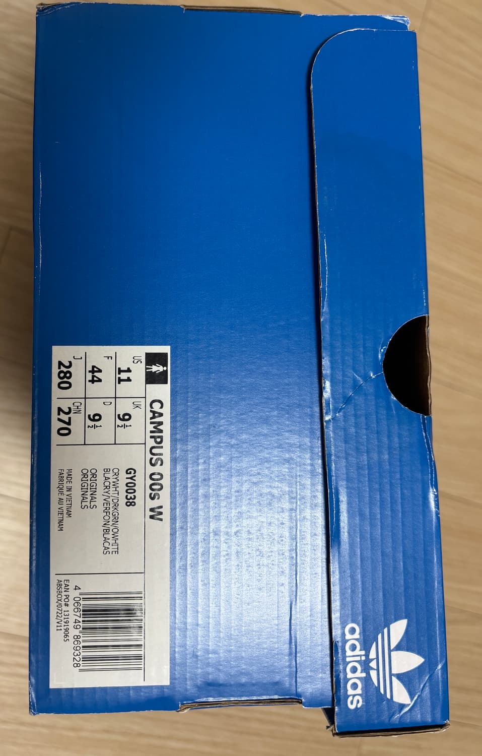 아디다스 캠퍼스 00s 크리스탈 화이트 다크그린 상품이미지6