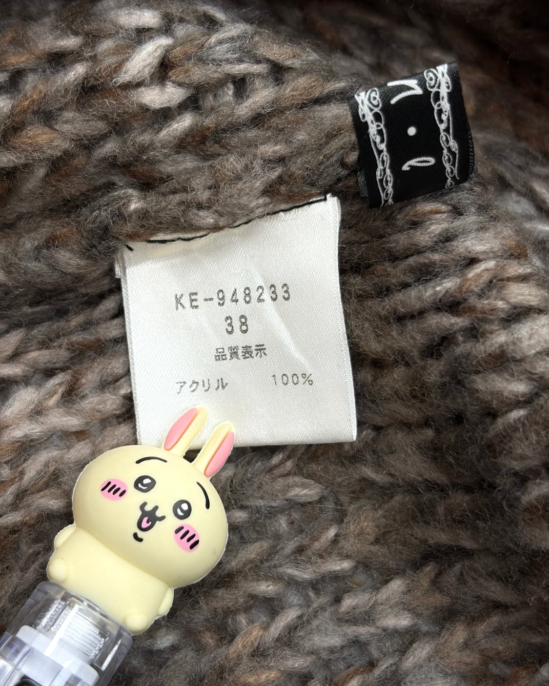 Melange Shawl Collar Button Knit Dress 상품이미지5