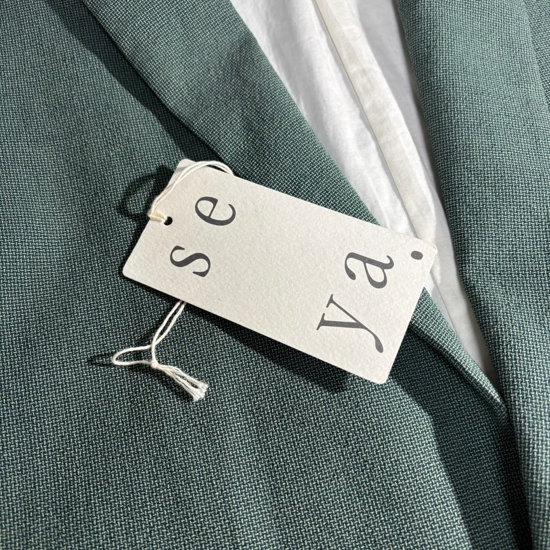 XL) seya 세야 드라이 울 실크 테일러드 자켓 상품이미지5