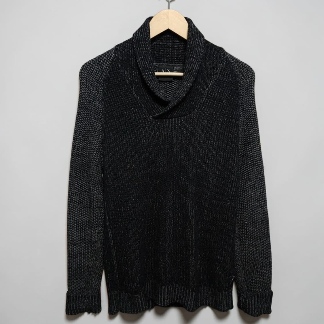 95 ARMANI 아르마니익스체인지 숄카라 니트 상품이미지1