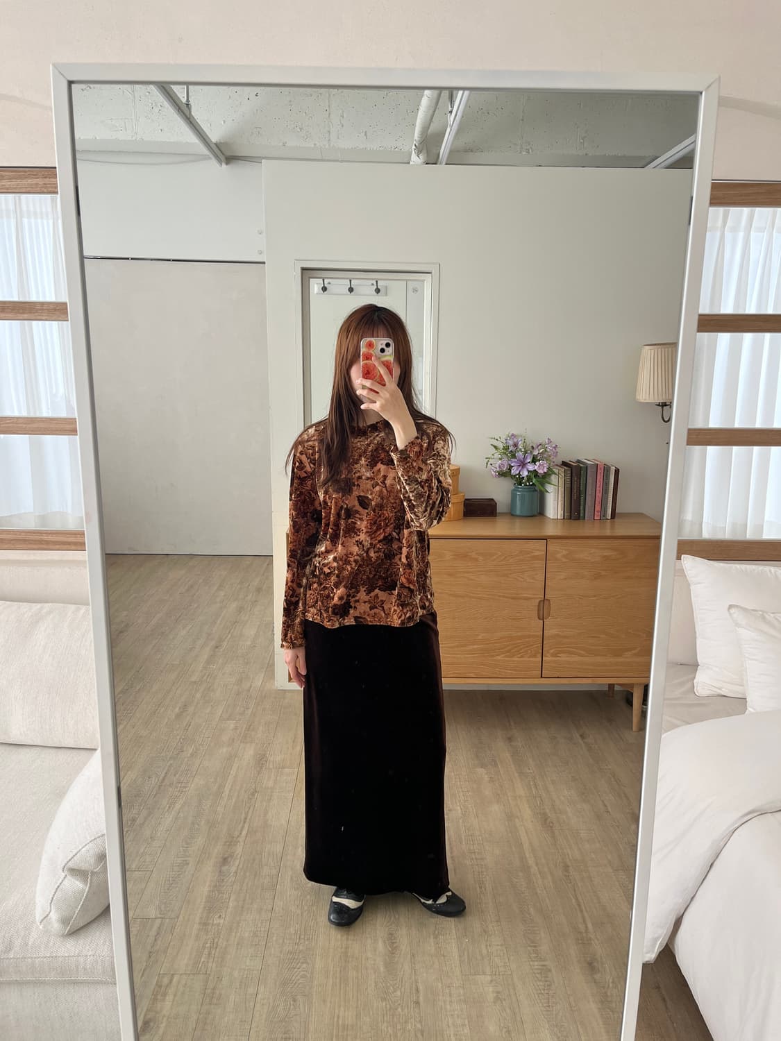 Antique Rose Velvet Top 상품이미지4