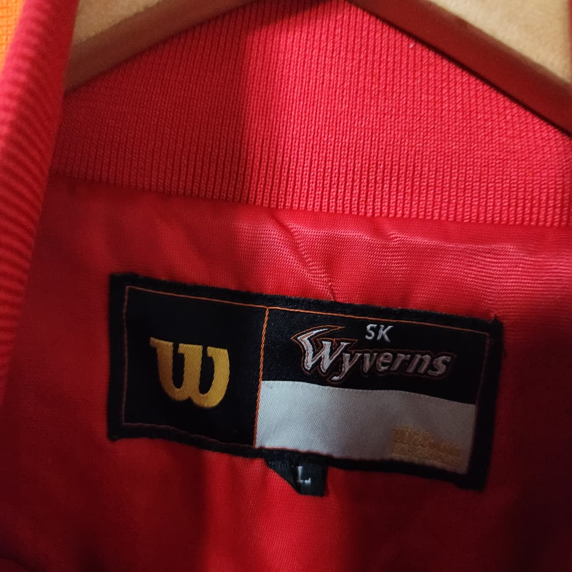 H409 [L] 윌슨 SK 와이번스 빈티지 야구점퍼 상품이미지3