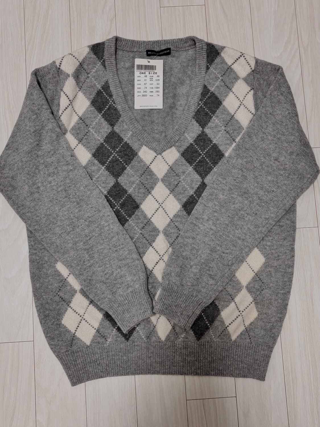 브랜디멜빌 브이넥 니트 상품이미지1
