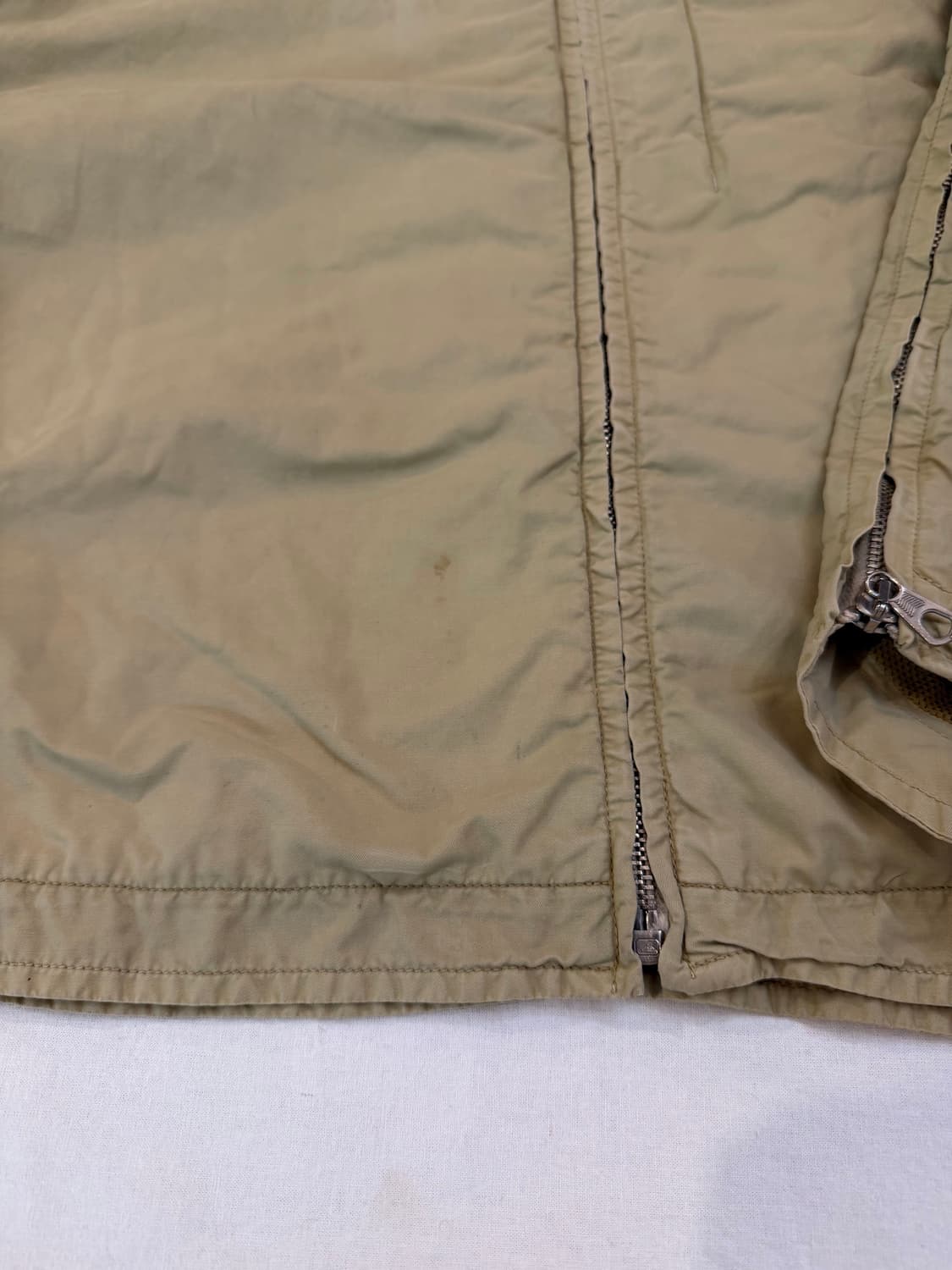 90s CP컴퍼니 아카이브 블루종 봄버 자켓 카키 브라운 상품이미지6