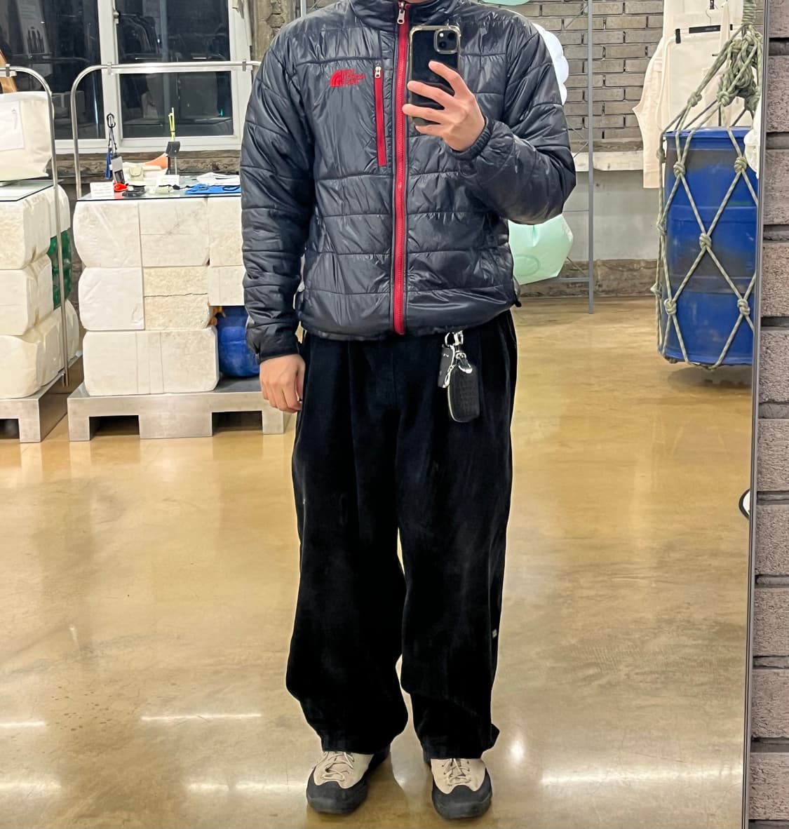 빈티지 노스페이스 경량패딩 90사이즈 상품이미지3