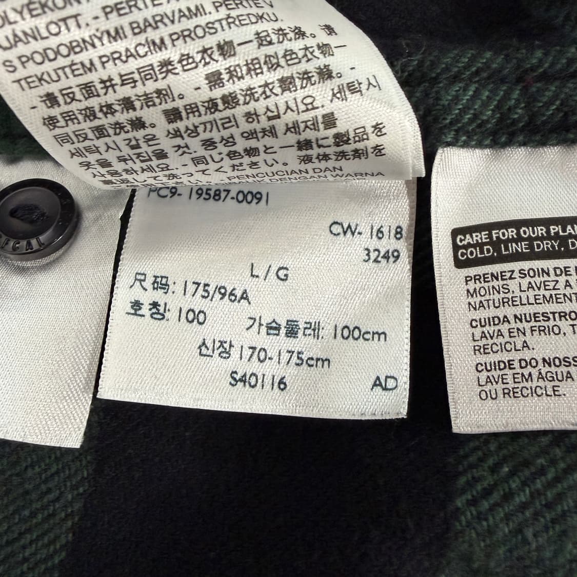 [L] 리바이스 체크 플란넬셔츠  상품이미지8