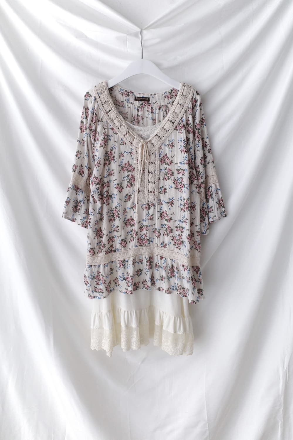 flower crochet blouse (set) 상품이미지1