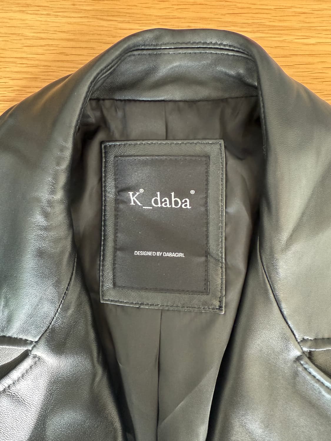 다바걸(D&B By DABAGIRL) 램스킨 레더 자켓 상품이미지6