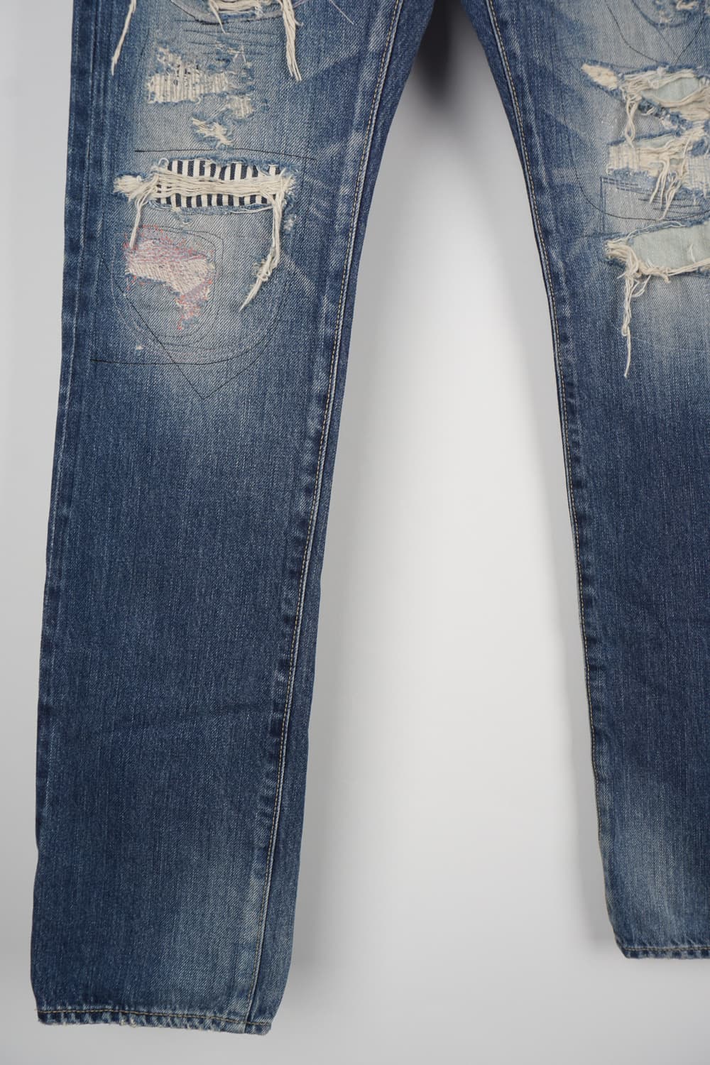 00's HYSTERIC GLAMOUR patchwork denim 상품이미지5