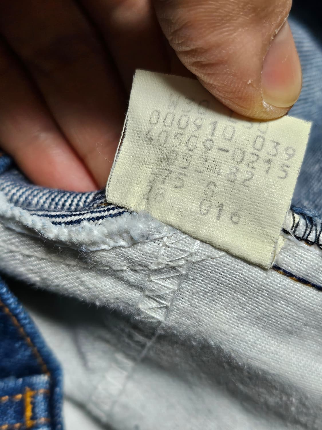 80s 리바이스 40509 오렌지탭 데님 팬츠 30 상품이미지5