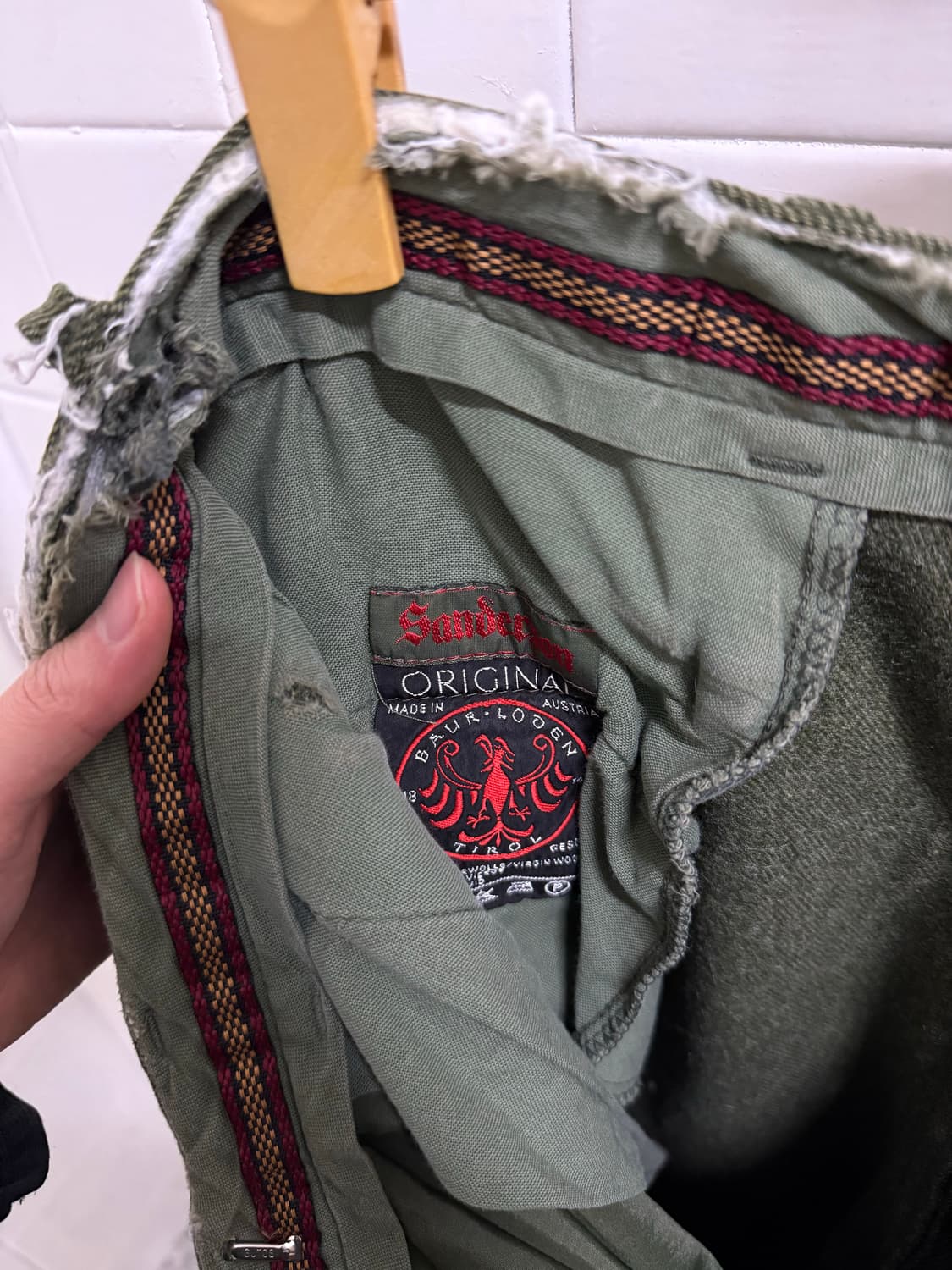 트라흐텐 로덴울 헌팅 트라우저  상품이미지3