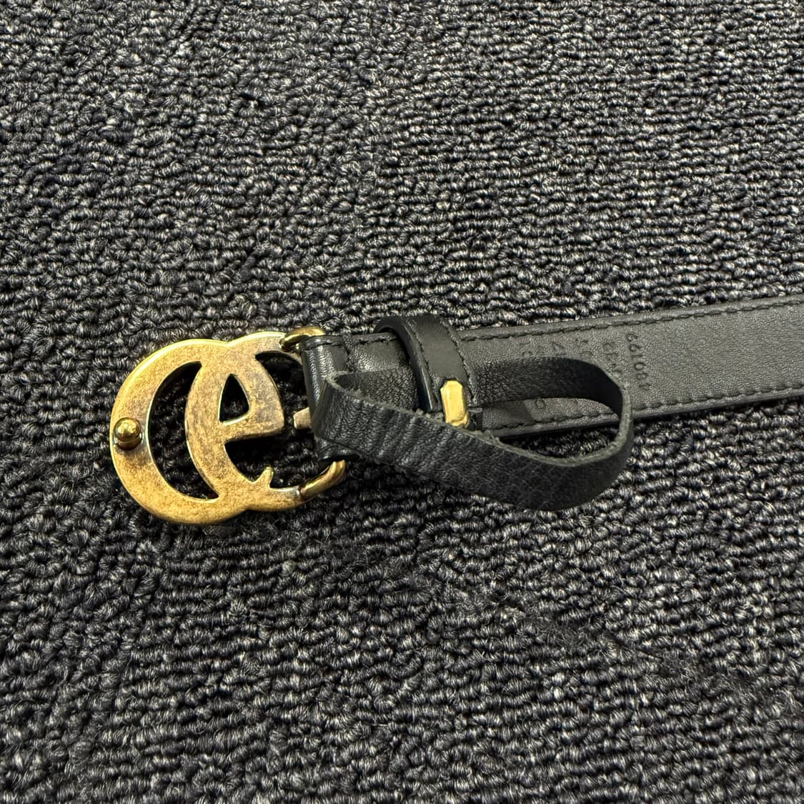 구찌 여성 스몰로고 금장 버클 벨트 상품이미지4