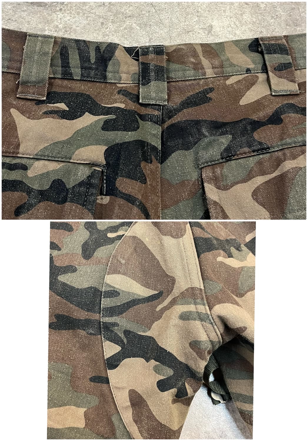 빈티지 카모 카고 하프 팬츠 28 #csz3422 상품이미지9
