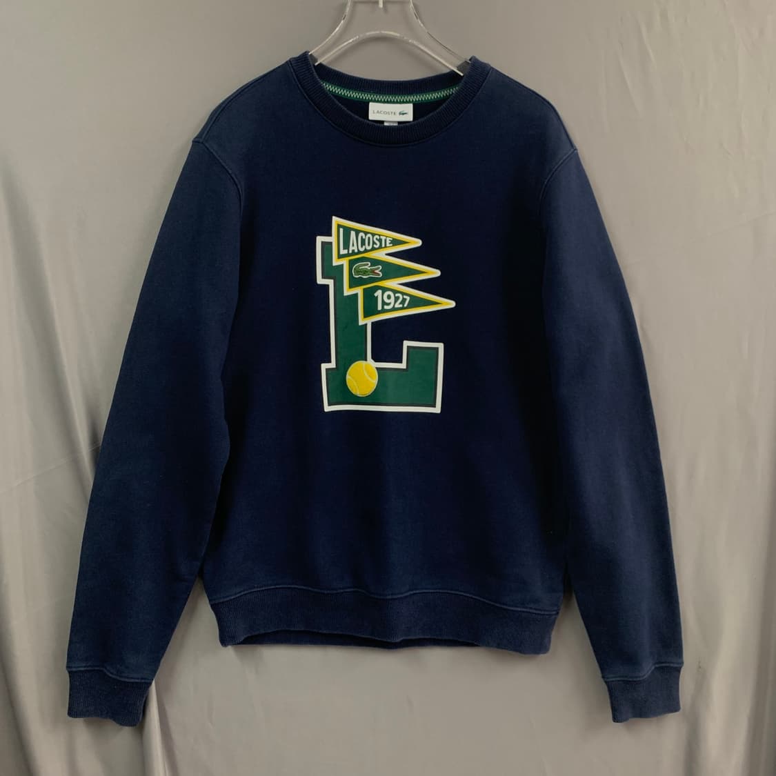 M 라코스테 로고 프린트 스웻셔츠 맨투맨 상품이미지1
