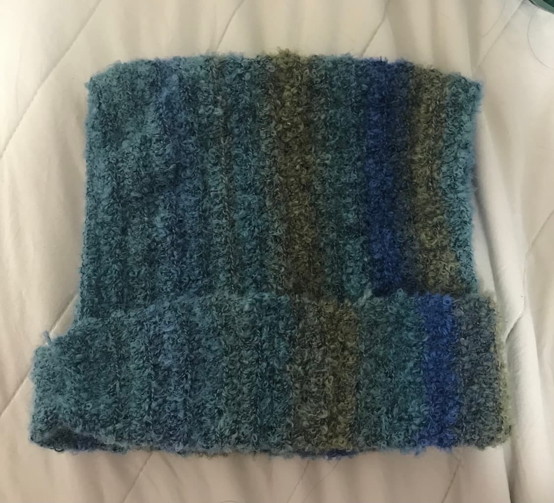 handmade 뜨개 블루 캣비니 상품이미지2