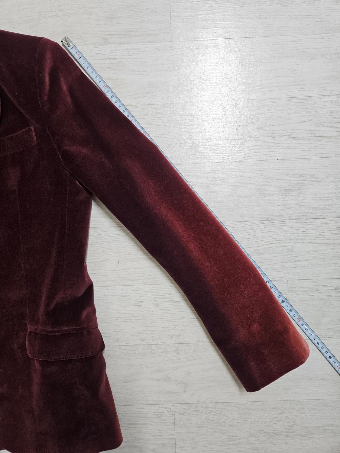 알마니익스체인지 벨벳 블레이저 95 (S) 상품이미지9