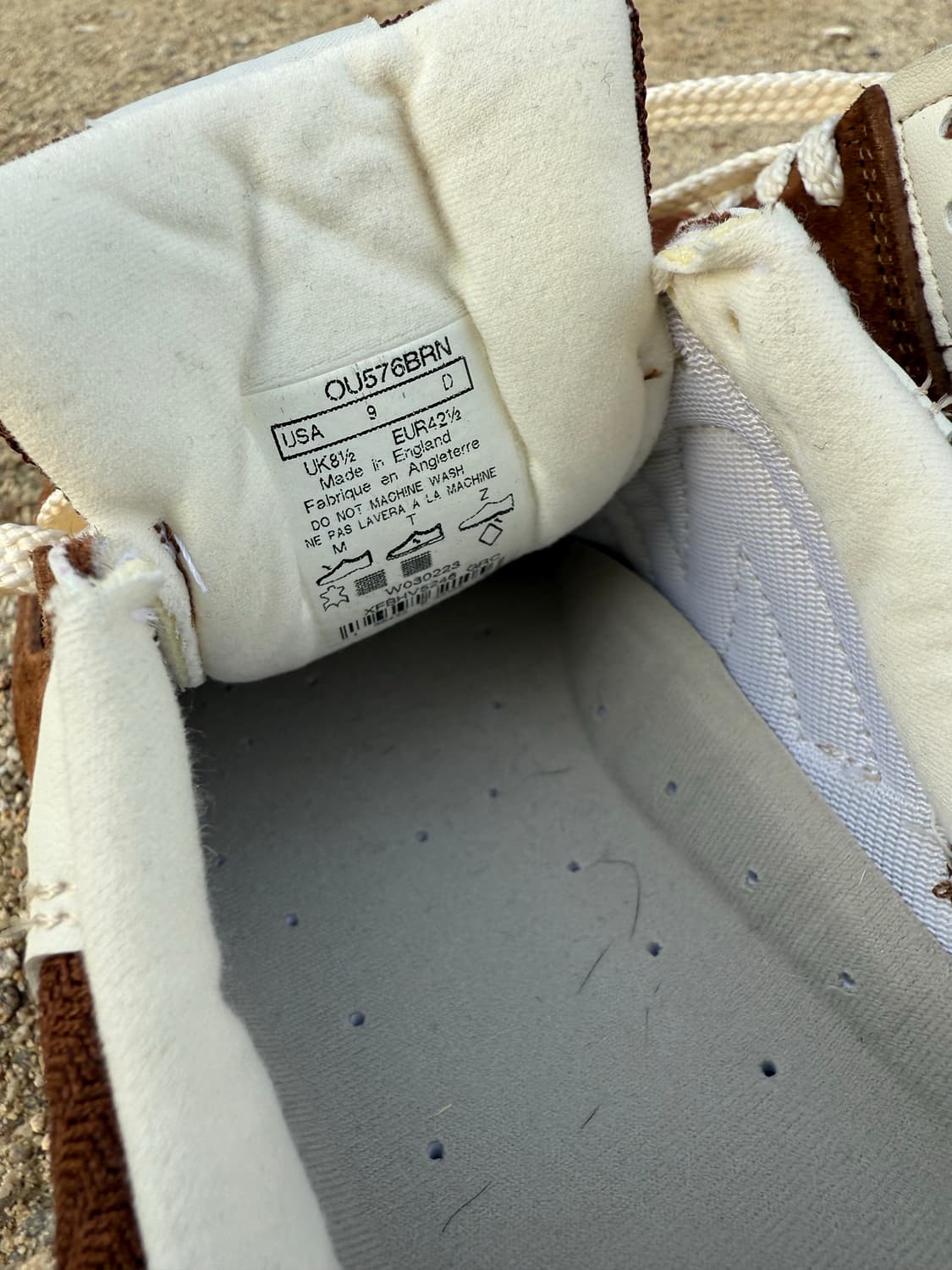 뉴발란스 576 브라운 몽크 로브  Made in UK 270 상품이미지4