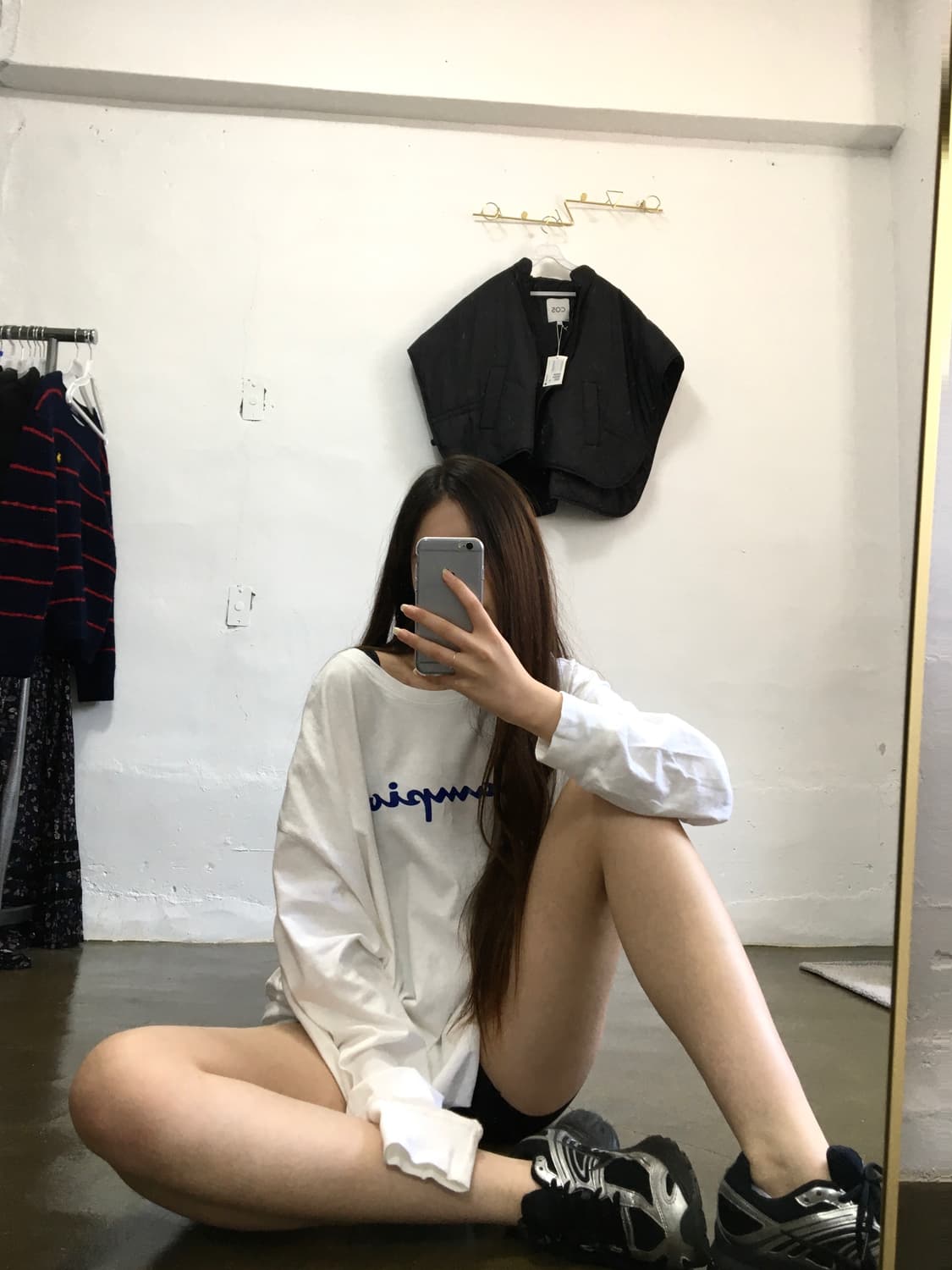 챔피온 긴팔티 2XL 화이트 상품이미지4