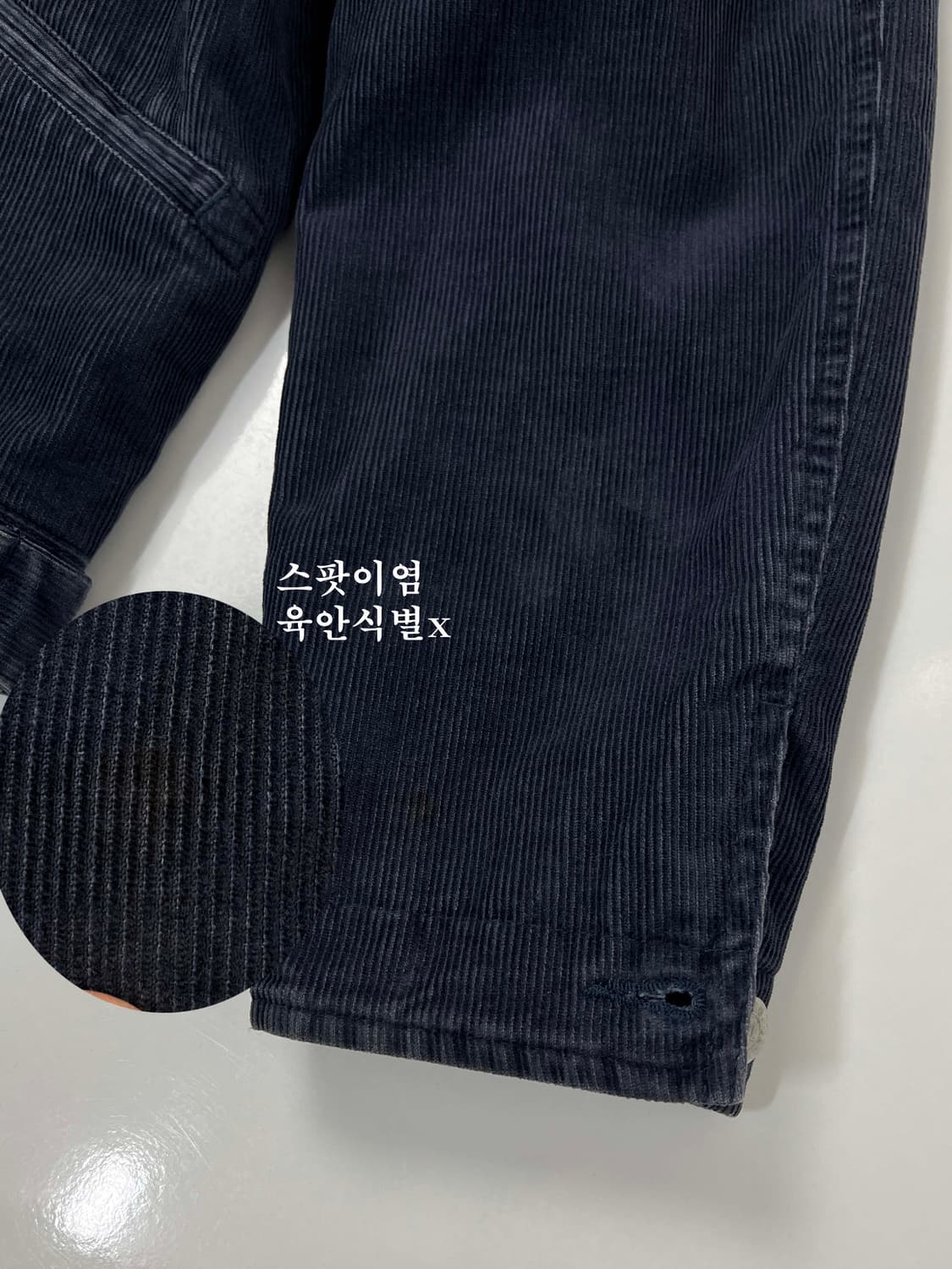 00's 폴로랄프로렌 퍼플네이비 91-b 디트로이트 코듀로이 트러커 자켓 상품이미지8