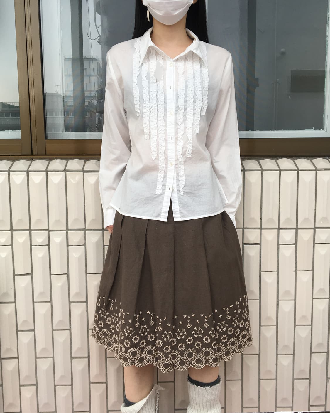 Frill point shirt 상품이미지1