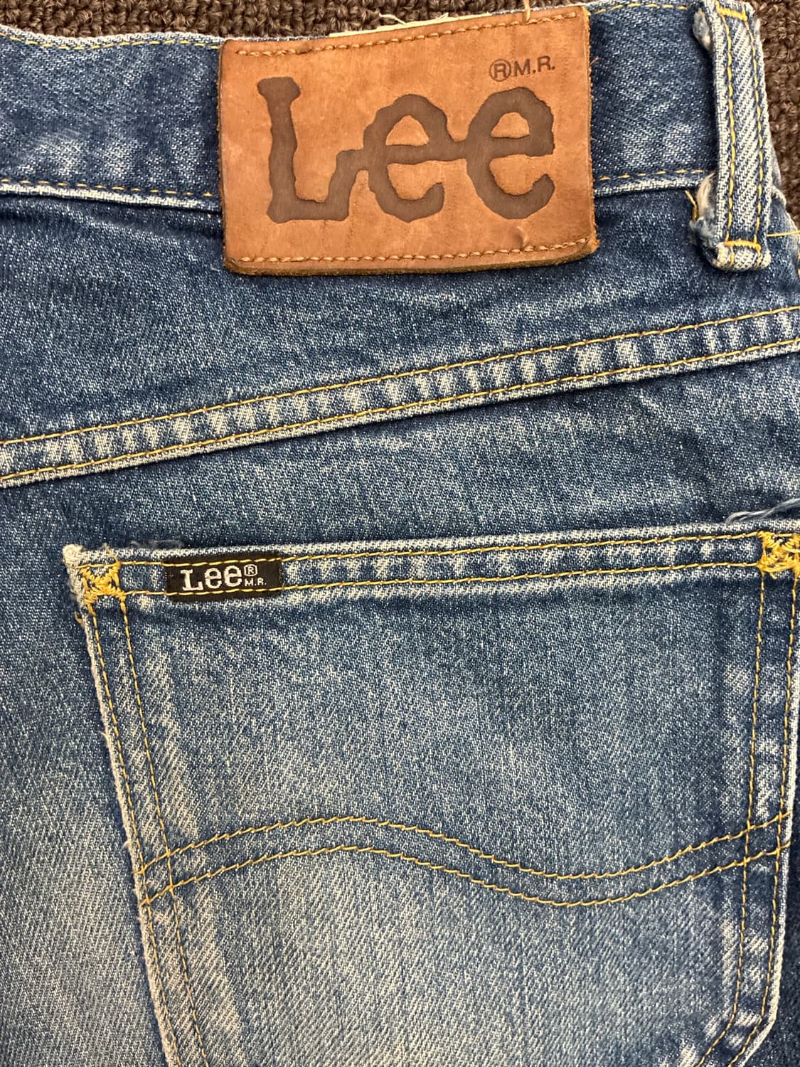 31x31)Lee 빈티지 여성 일자핏 데님팬츠(이염) 상품이미지8
