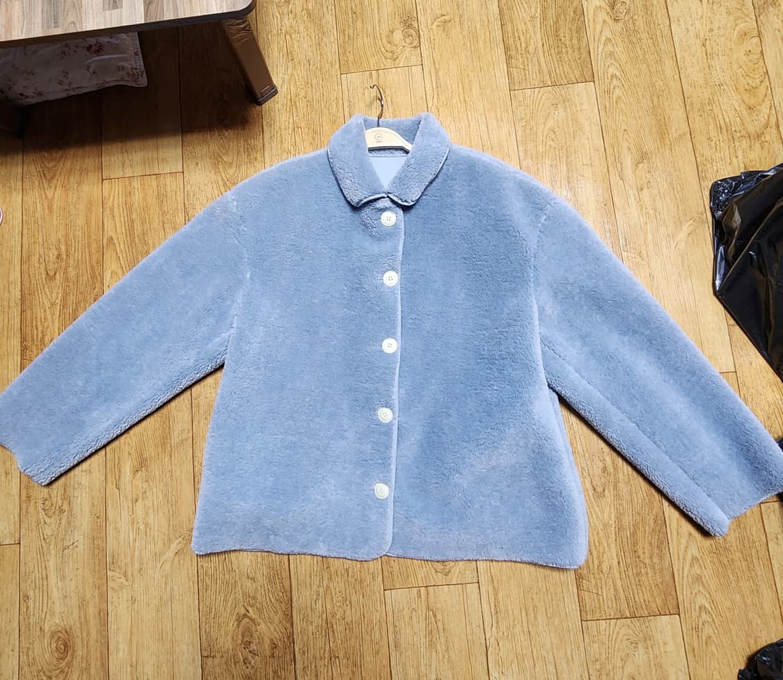 멜라운지 베티 무스탕 양털 하프코트 덤블자켓 상품이미지9