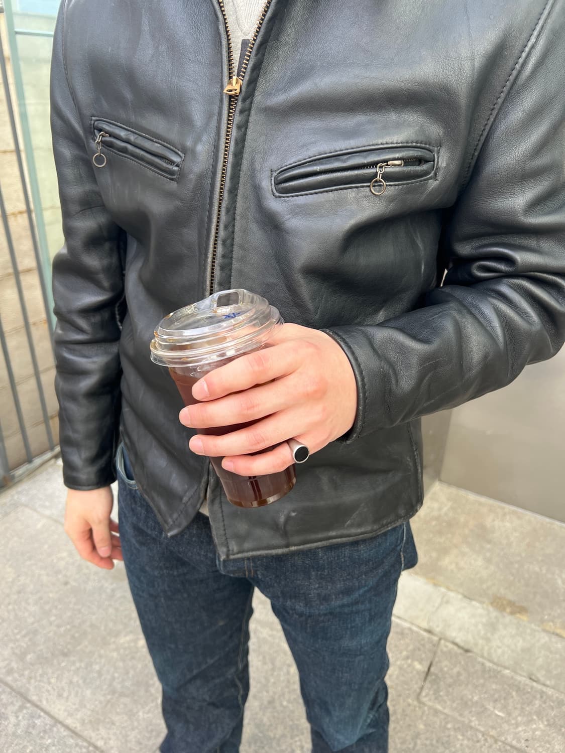 애끼 오닉스 반지 핑키링 상품이미지9