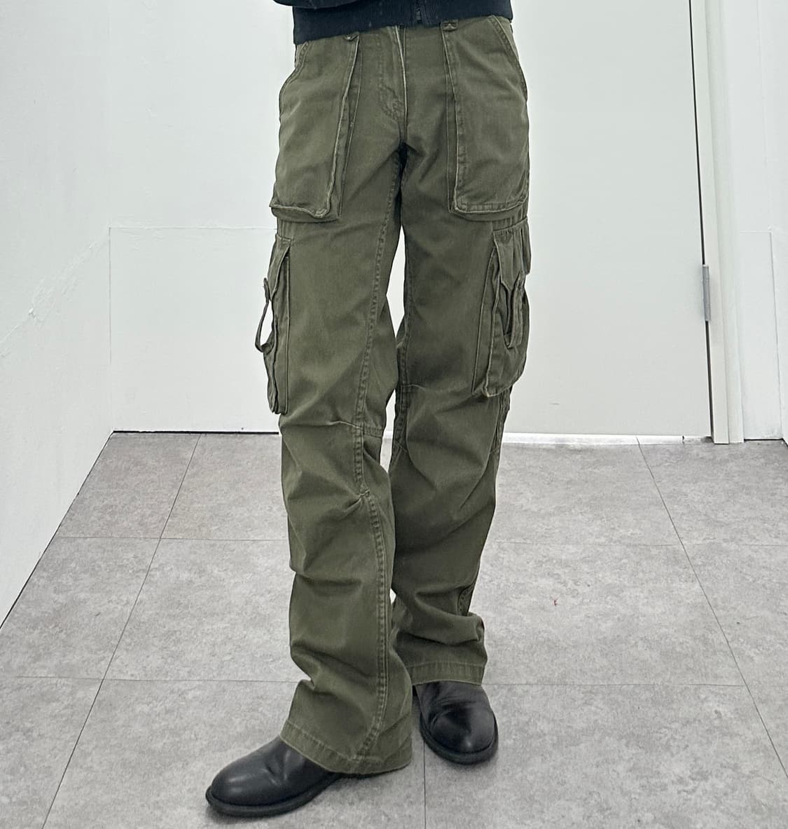 Grunge multi pocket cargo pants  상품이미지3