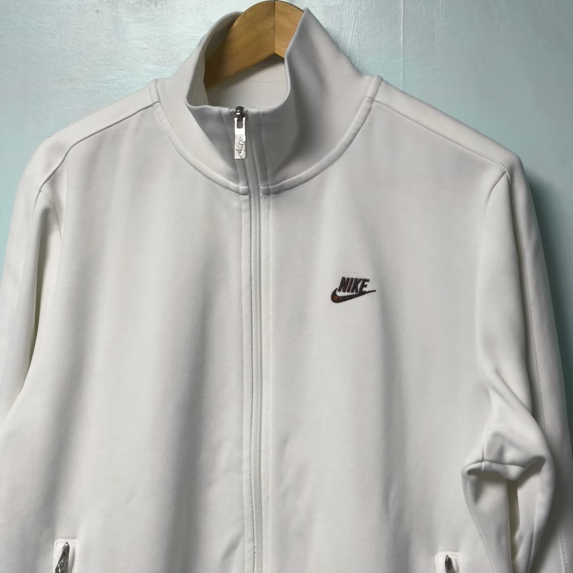 [XL] 나이키 올 화이트 트랙탑 져지 상품이미지1