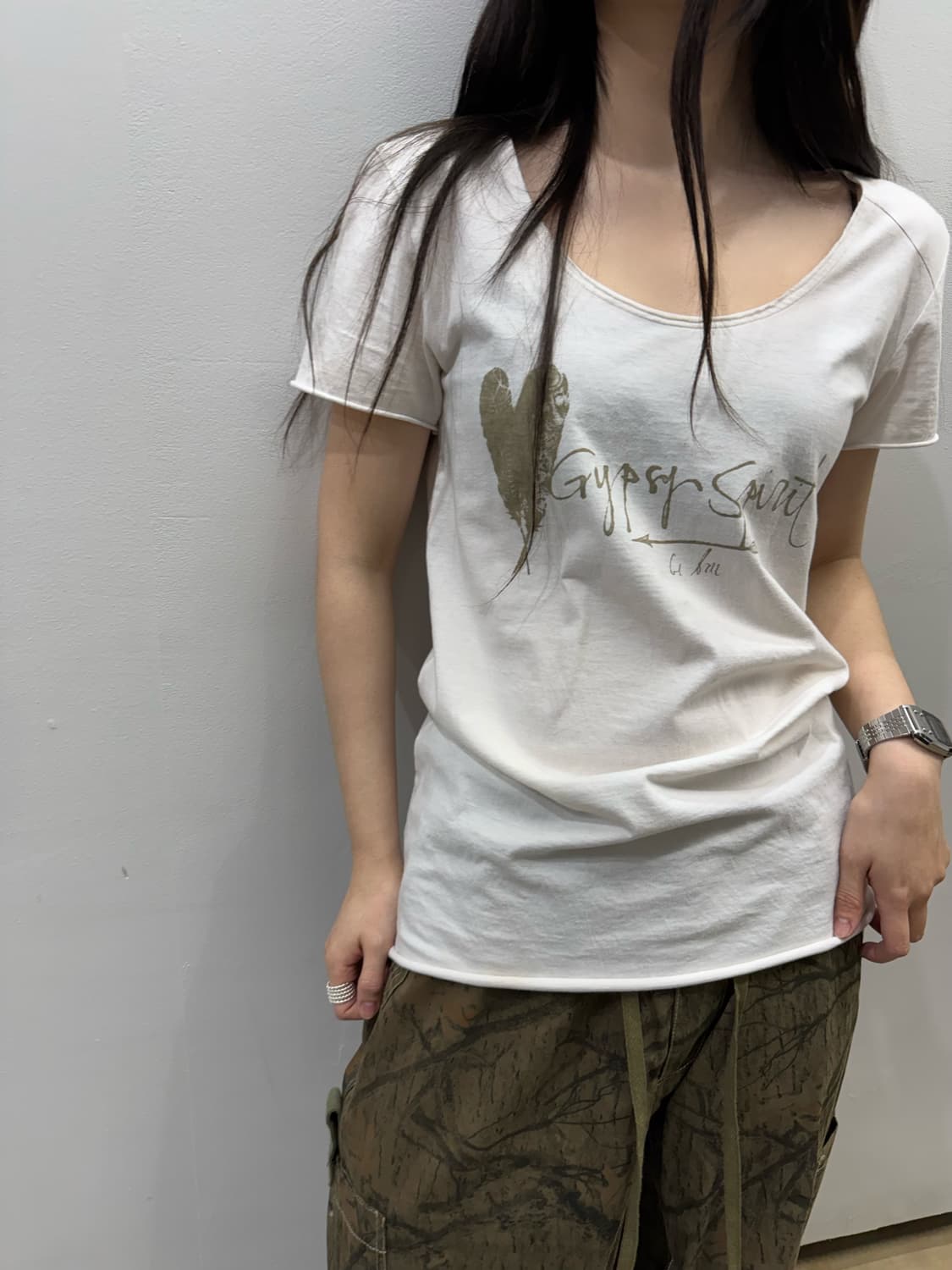 GOA 드림캐쳐 아트워크 반팔탑 상품이미지5