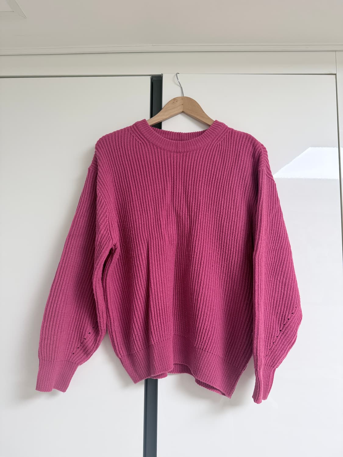 핫핑크 니트 상품이미지4