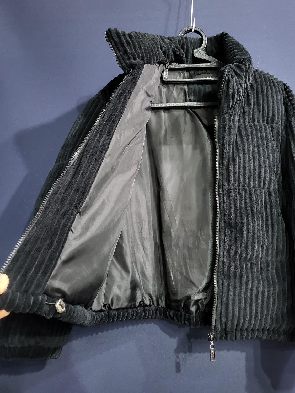 올리브데올리브 코듀로이 세미오버핏 패딩 상품이미지4