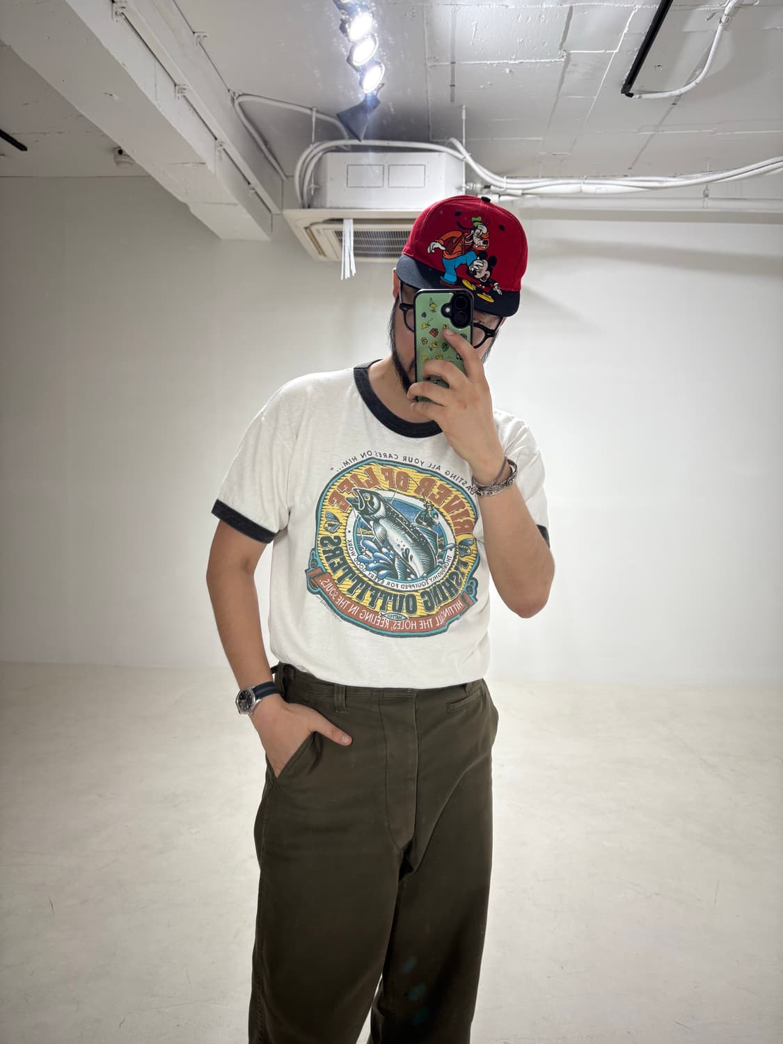 90's  vtg Disney Goofys cap  상품이미지9