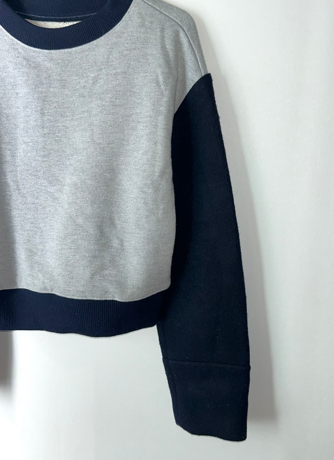 배색 맨투맨 상품이미지7