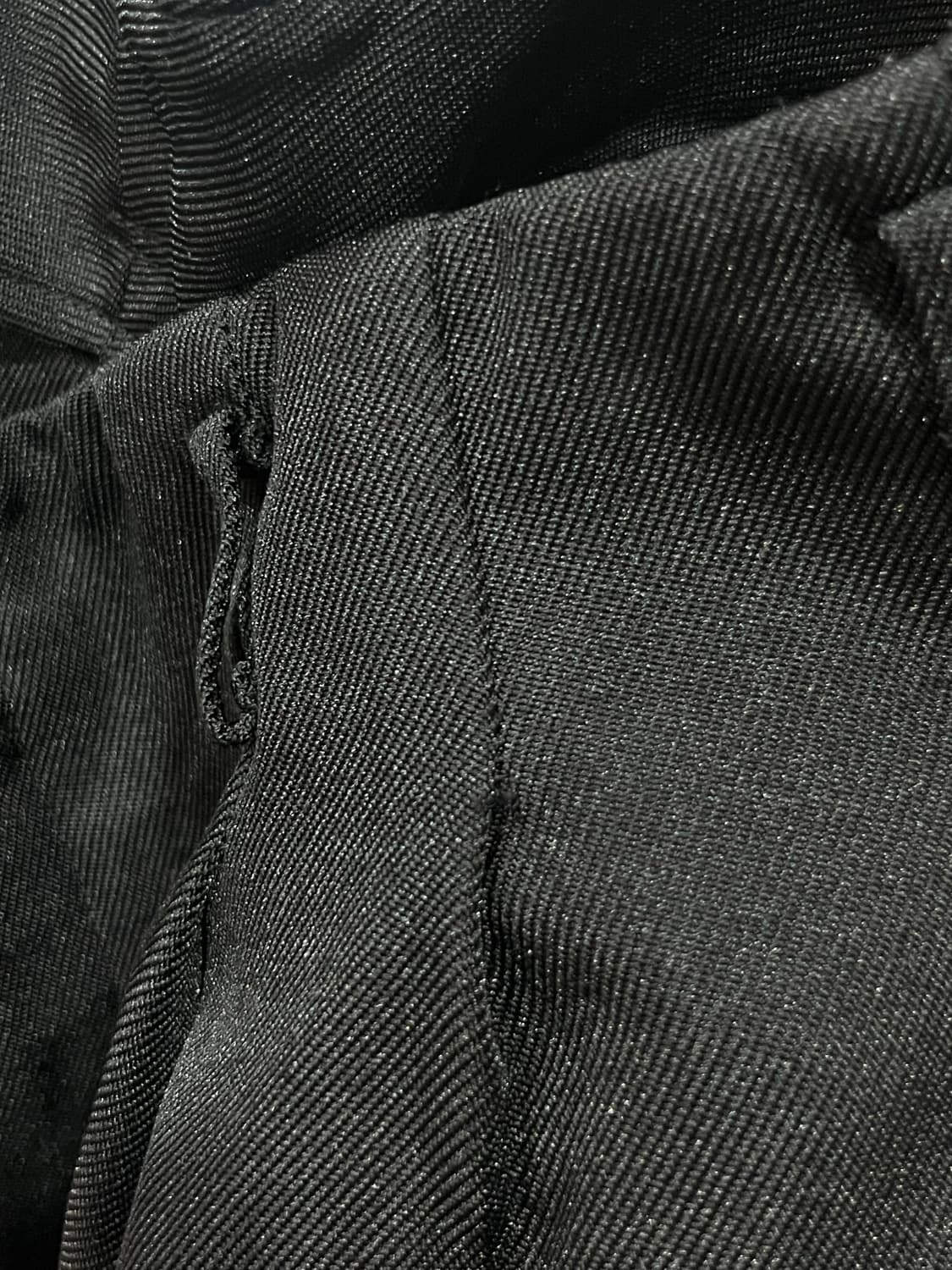 꼼데가르송 블랙 밑단 지퍼 디스 팬츠 M 상품이미지7