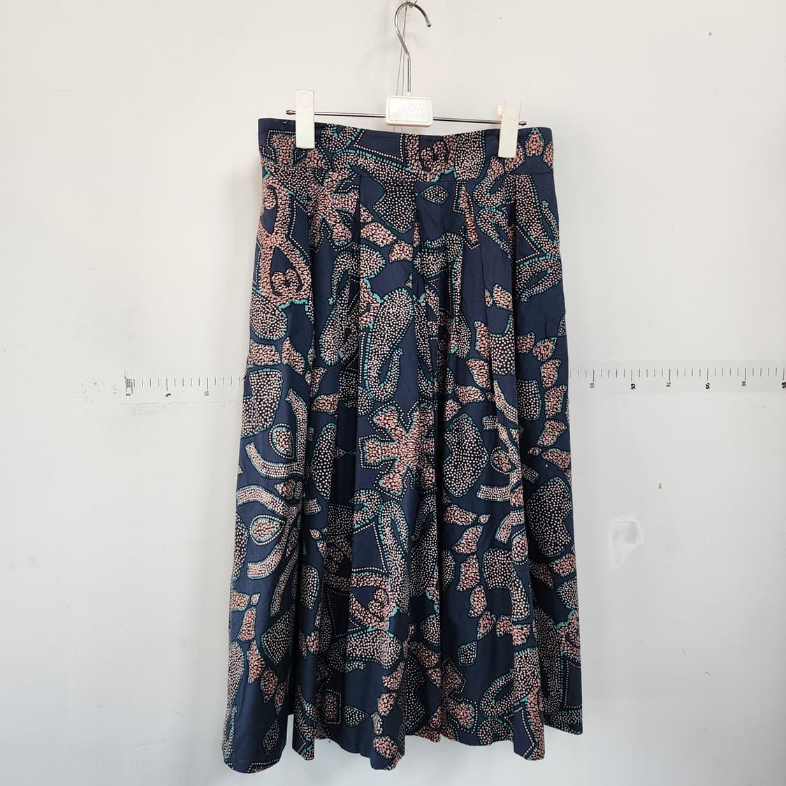 H&M 패턴 플리츠 롱 스커트 상품이미지1