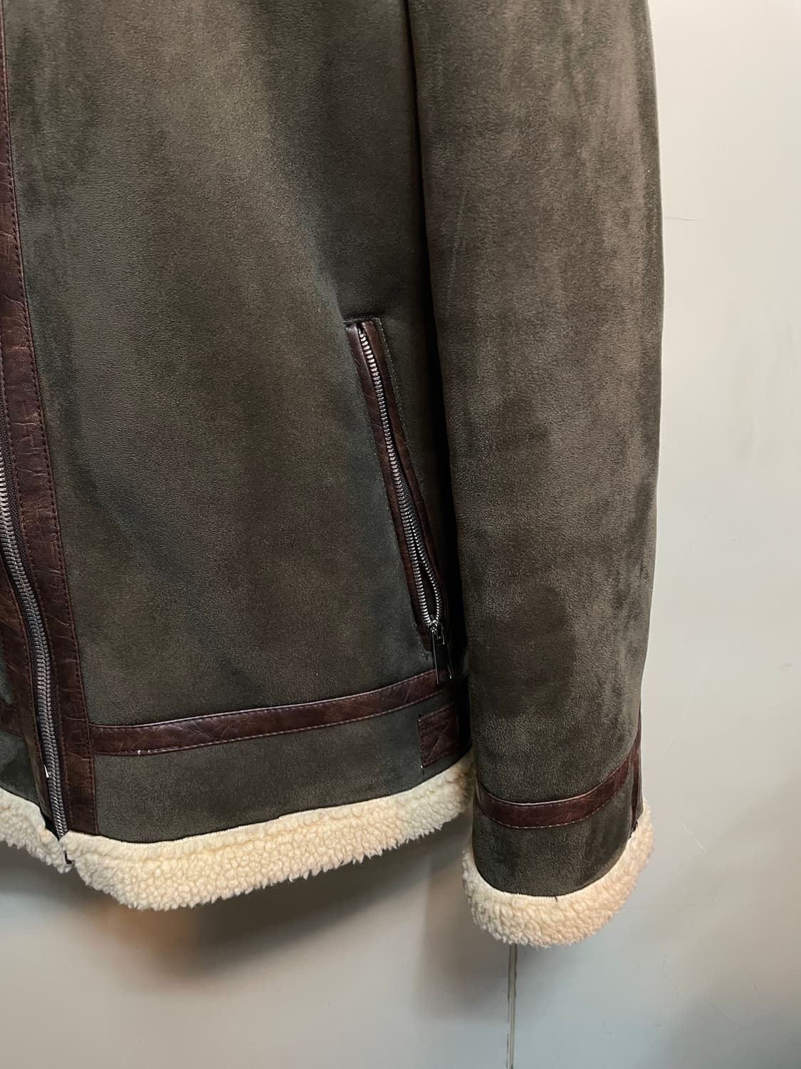 자라 에코 스웨이드 무스탕 상품이미지4