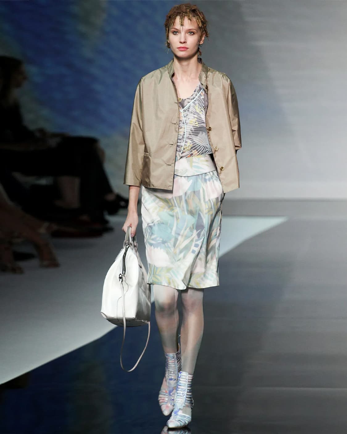 엠포리오 아르마니 2014S/S 플로럴 실크 스커트 상품이미지2