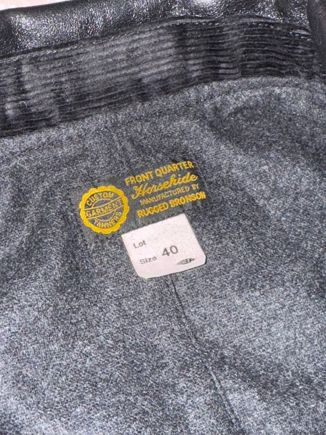 (40)브론슨 말가죽 자켓 코샥 상품이미지3