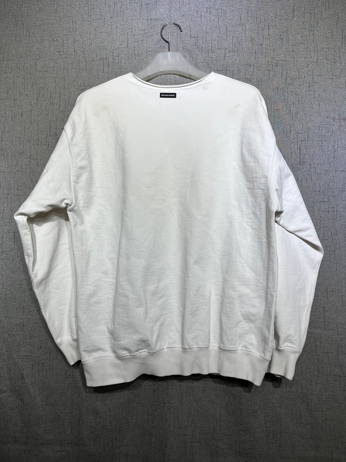 디스이즈네버댓 화이트 맨투맨 티셔츠 XL 상품이미지4