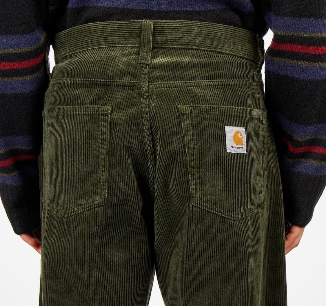 칼하트 wip 랜던팬츠 코듀로이 plant rinsed 34 상품이미지4