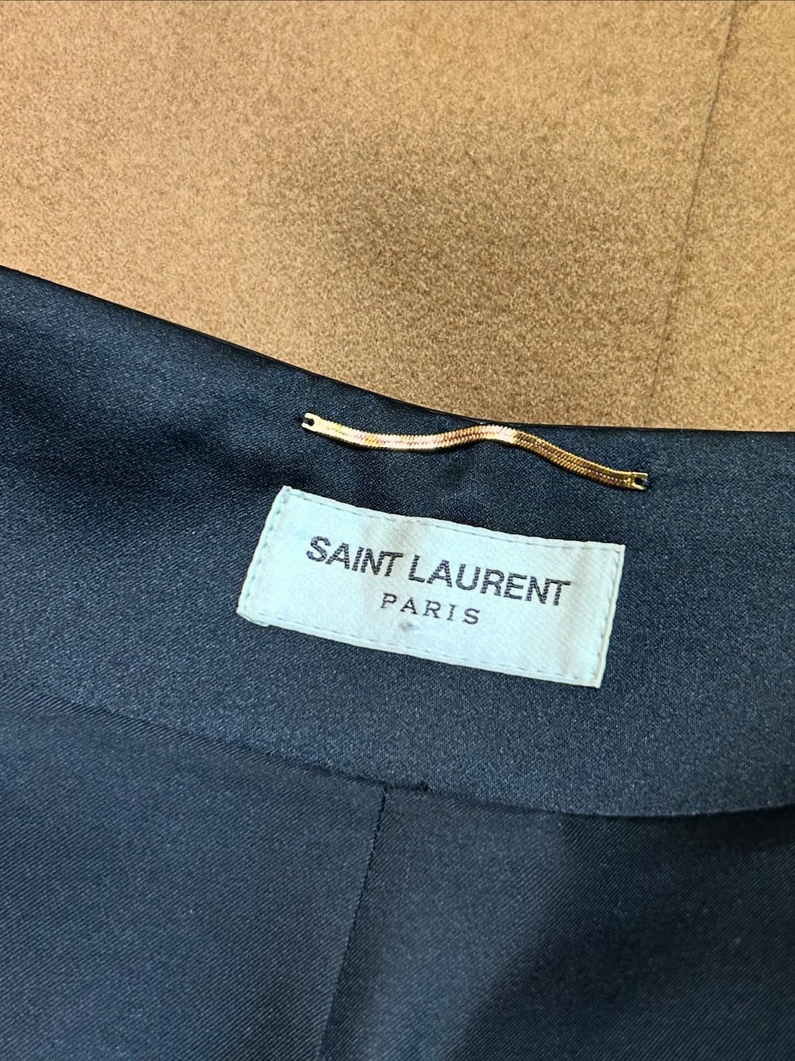Saint Laurent Paris 커멜색 랩 스커트 상품이미지4