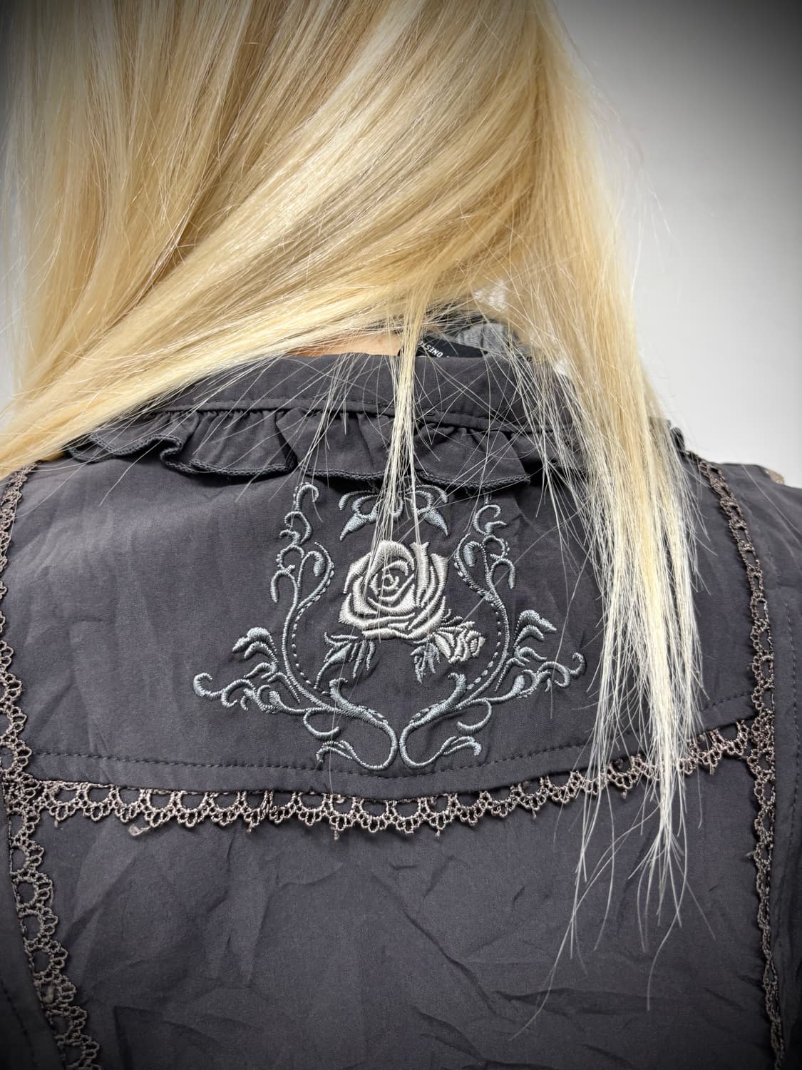 “Ozz oneste” Gothic Mood Lace-Up Slim Fi 상품이미지7