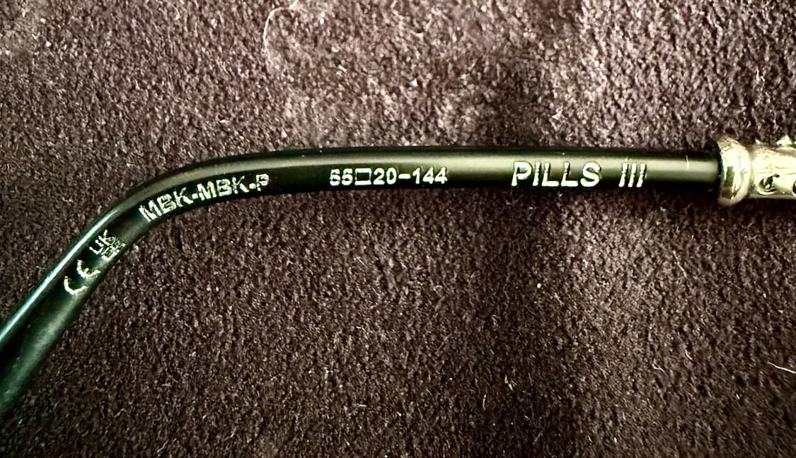 크롬하츠 필스3 블랙/실버 무테안경 상품이미지8