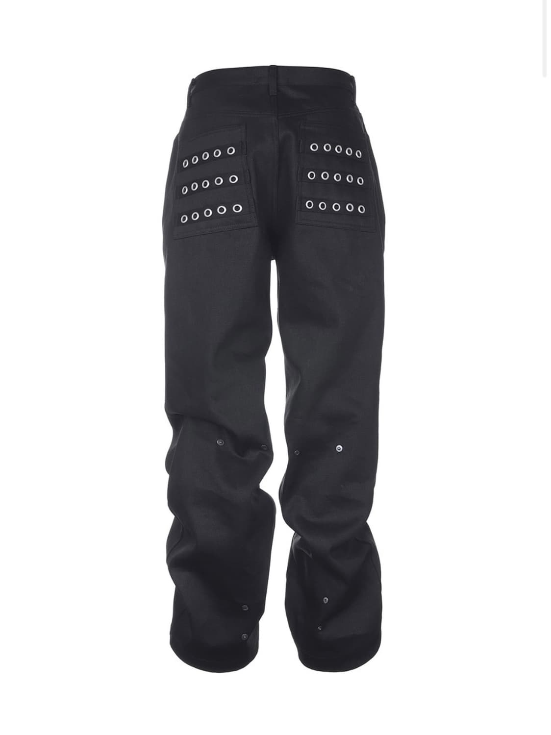 비엑세스 Eyelet Button Black Jeans 상품이미지2
