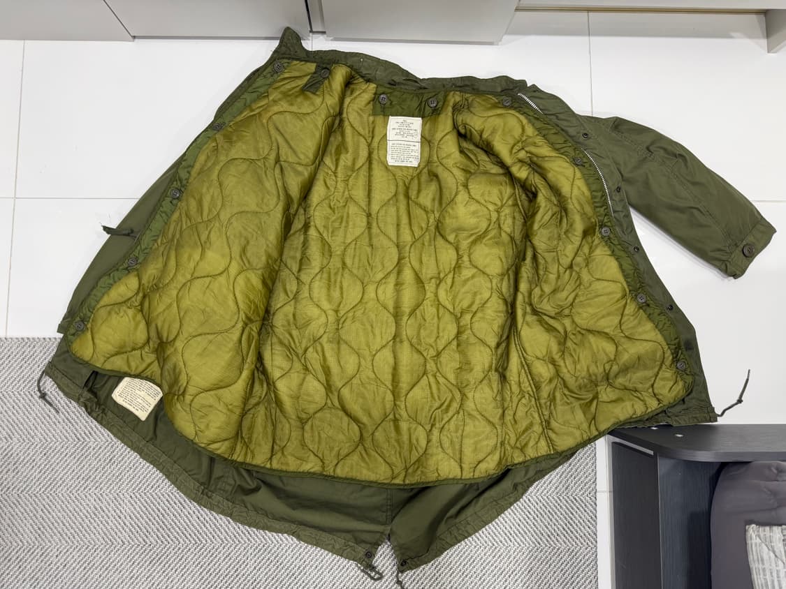 (레어) 미군 오리지널 m65 피쉬테일 파카 1세대 S 상품이미지7