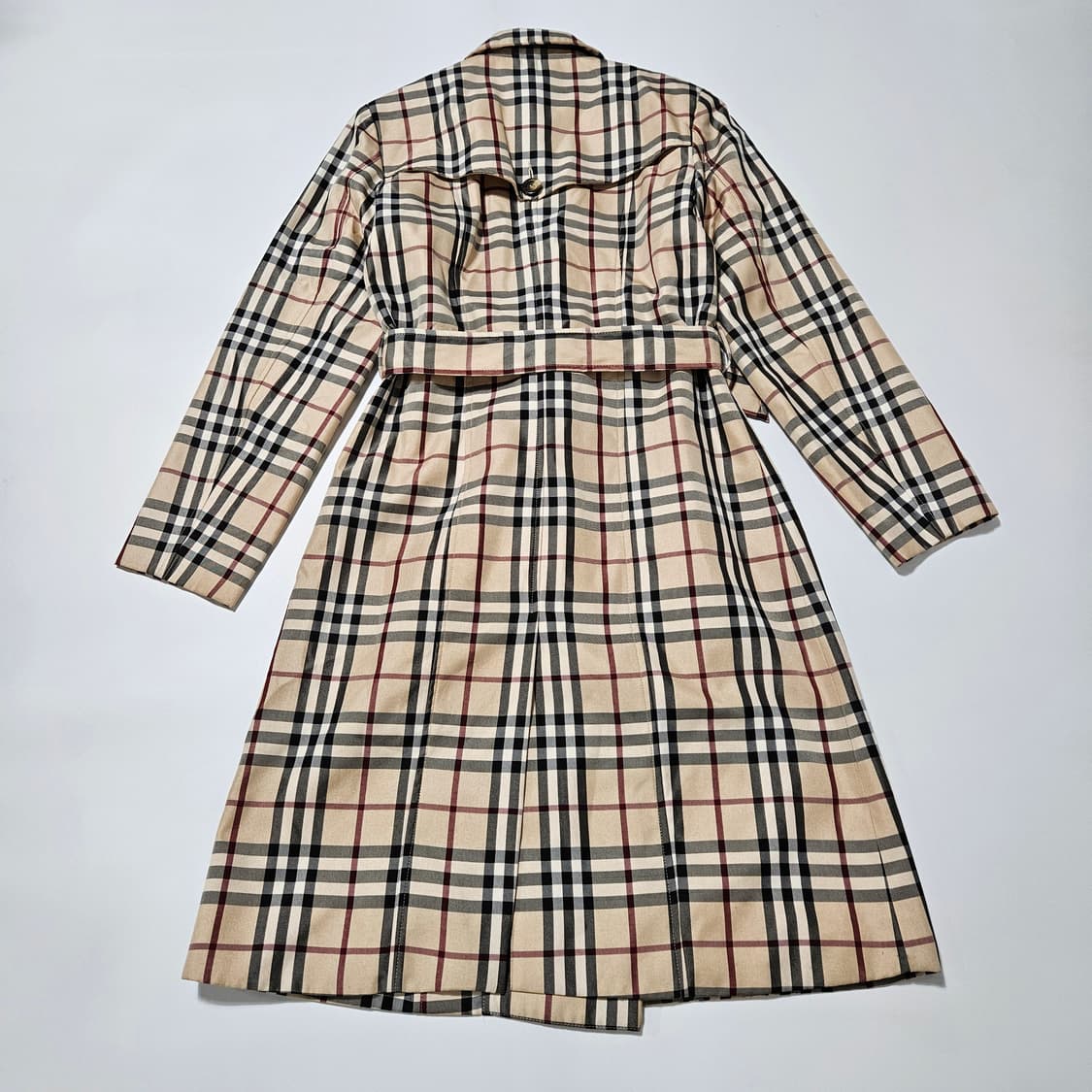 버버리 빈티지 체크 프린트 트렌치코트[S~M] 상품이미지5