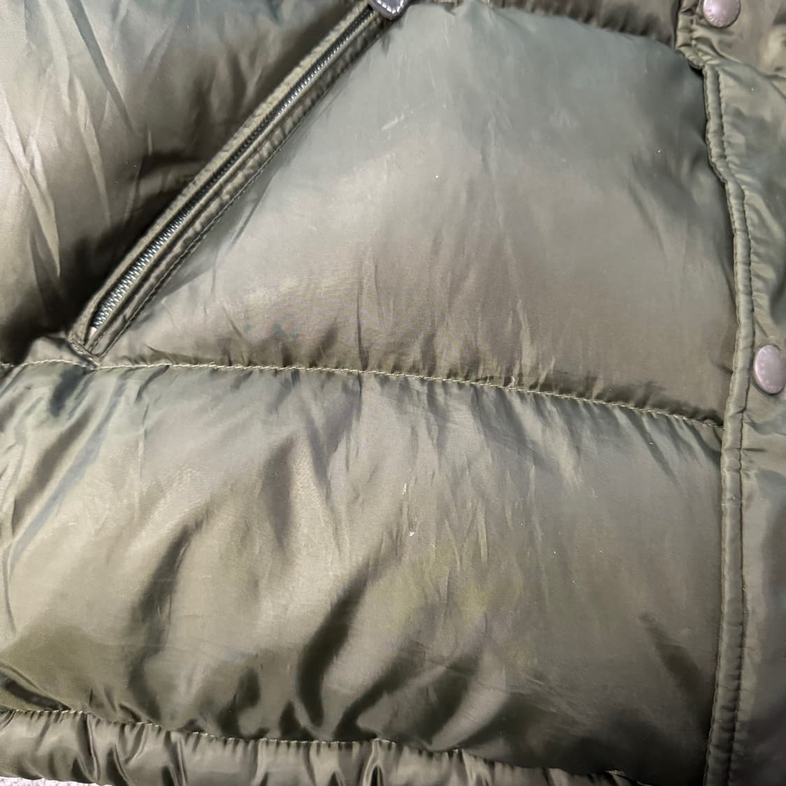 폴로 카키색 푸퍼 패딩 자켓 상품이미지6